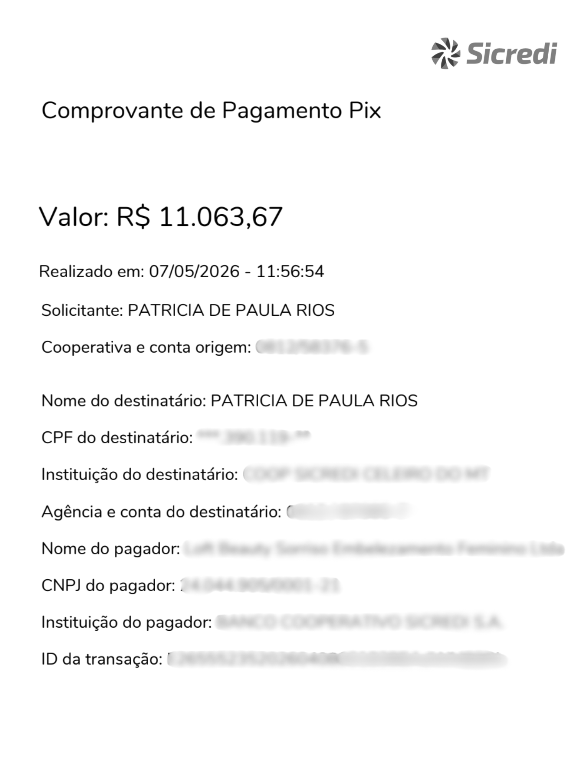 Resultado financeiro — Design Prime de Sobrancelhas